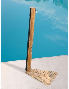 Douche solaire ODALO en teck 2
