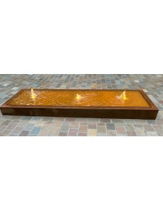 Table D'eau - Rectangulaire Acier Corten 2