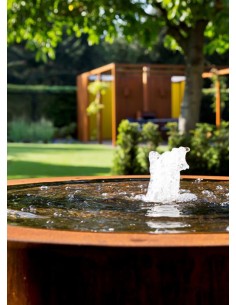 Table D'eau - Ronde Acier Corten 2