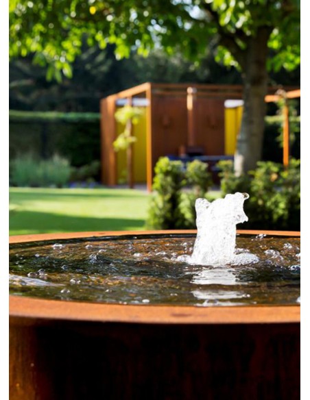 Table D'eau - Ronde Acier Corten