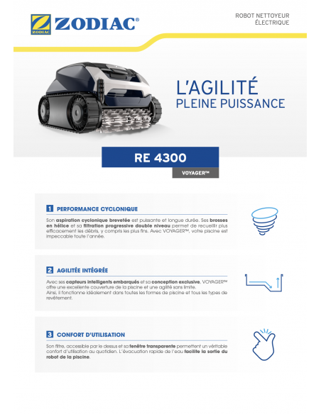 Robot Zodiac Voyager® RE 4300