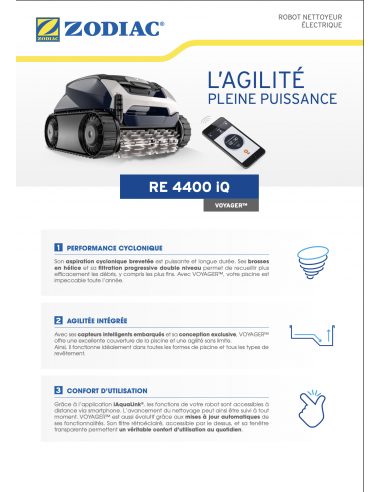 Robot Zodiac Voyager® RE 4400 IQ