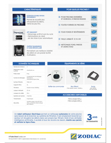 Robot Zodiac Voyager® RE 4400 IQ