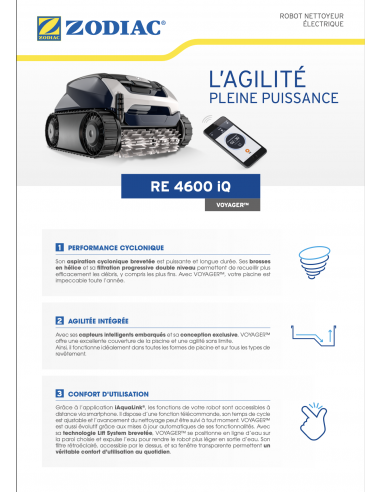 Robot Zodiac Voyager® RE 4600 IQ