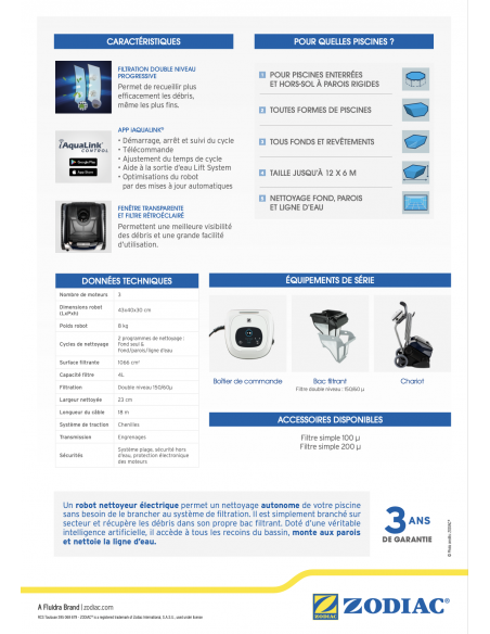 Robot Zodiac Voyager® RE 4600 IQ